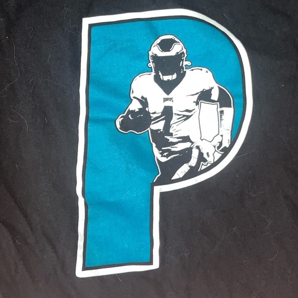 Philadelphia Eagles Jalen Hurts Black Shirt Size Large - Picture 2 of 5